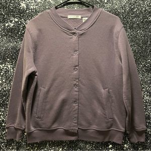 Button-up Sweatshirt